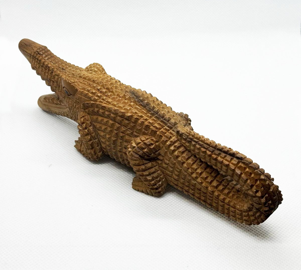 Handmade Alligator Kuripe for hapé - Large -  Earth's Love Snuff